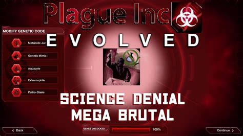 plague inc science denial mega brutal|Complete Science Denial achievement in Plague Inc: Evolved.